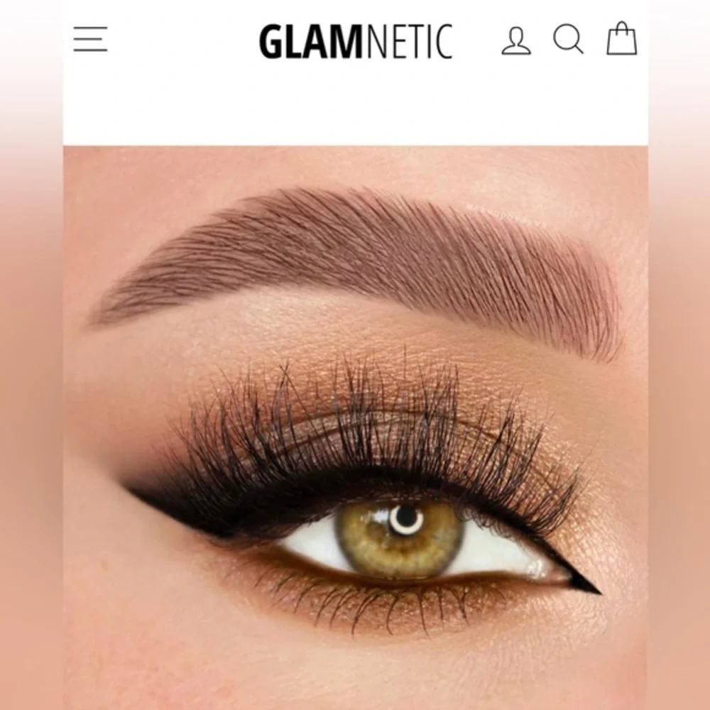 Brand new Glamnetic false magnetic eyelashes Style- Lush